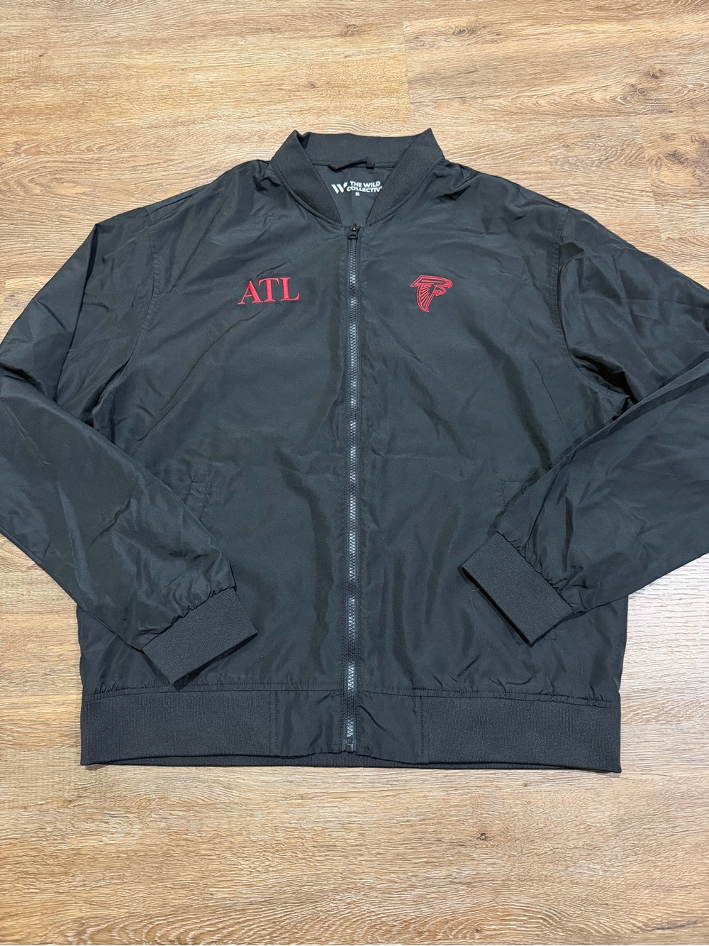 The Wild Collective Atlanta Falcons Flight Full-Zip Bomber Jacket Dirty Birds - Picture 2 of 7